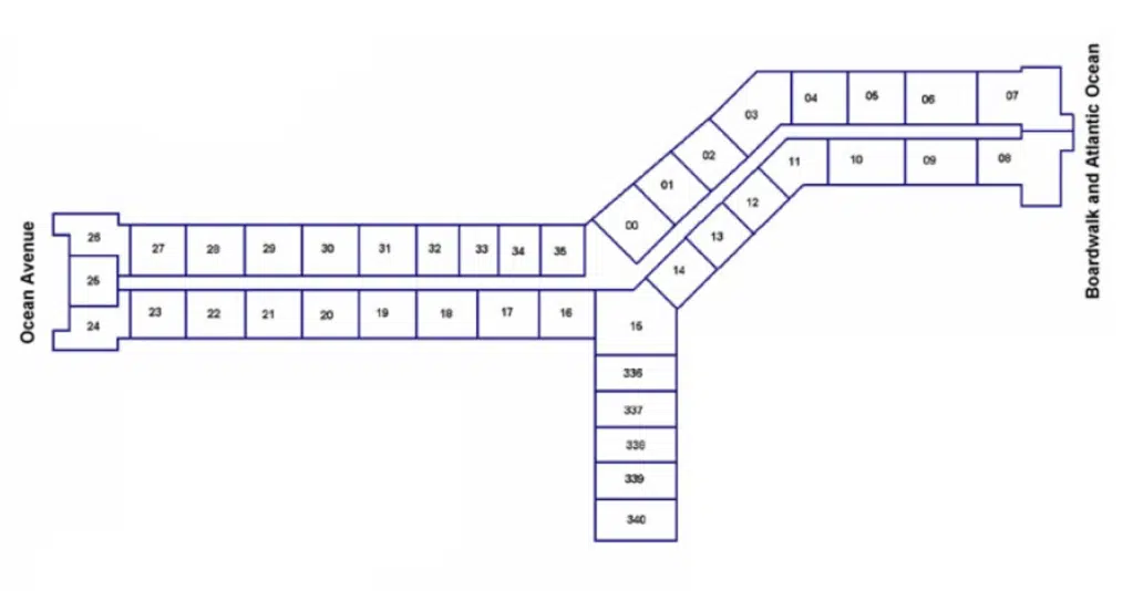 Ocean Colony Building Floorplan Layout