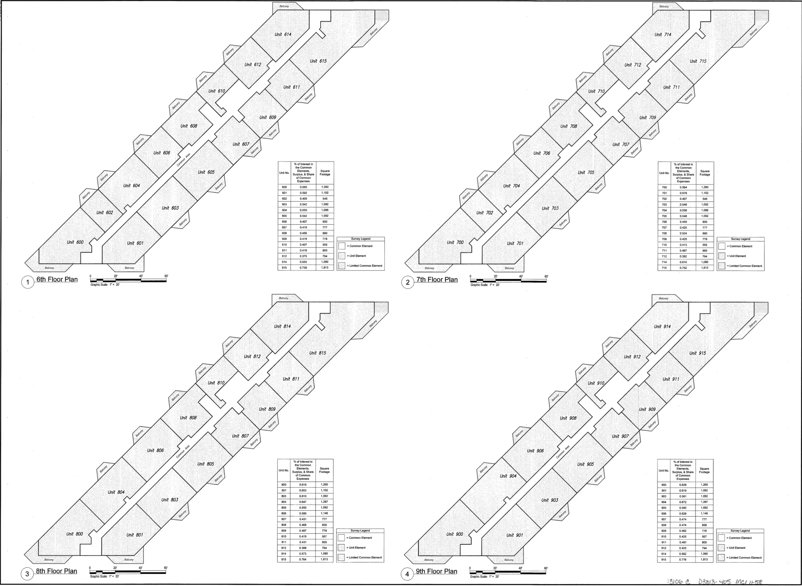 Gardens Plaza Layout Floors Plans 6-9