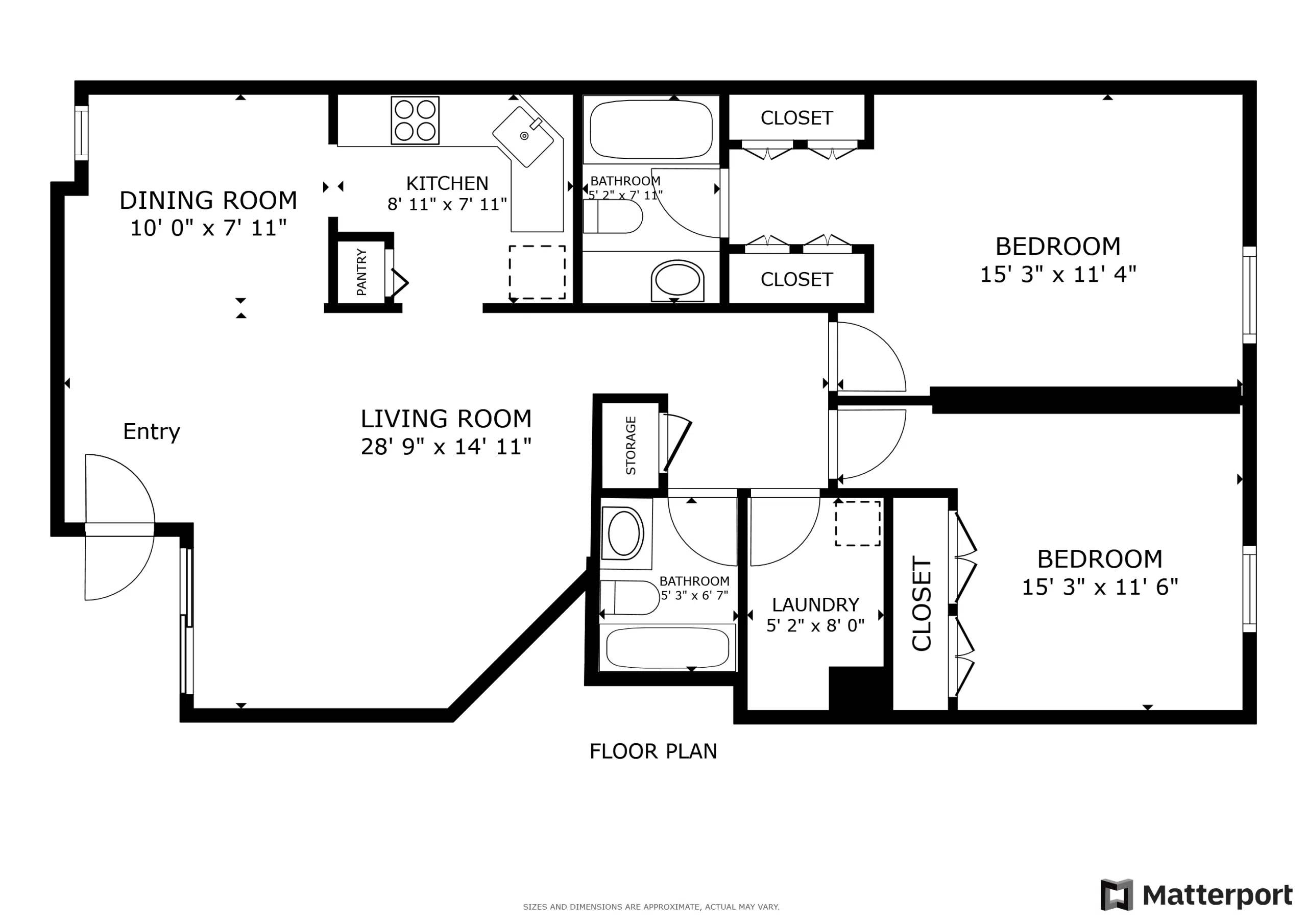 800 e 9th 107 Floor Plan